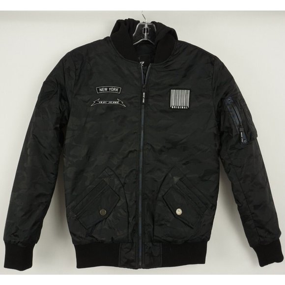 XRAY Jackets & Coats New Xray New York Mens Small Black Patchwork